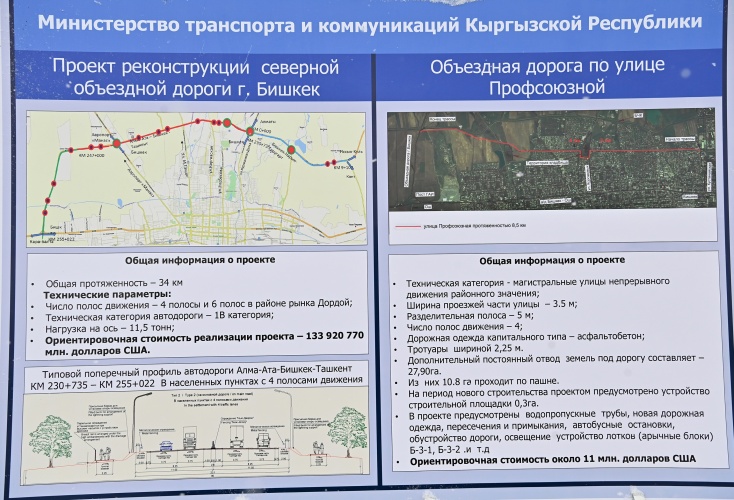 Бишкек-Кара-Балта унаа жолун реконструкциялоону жыл аягына чейин бүтүрүү керек